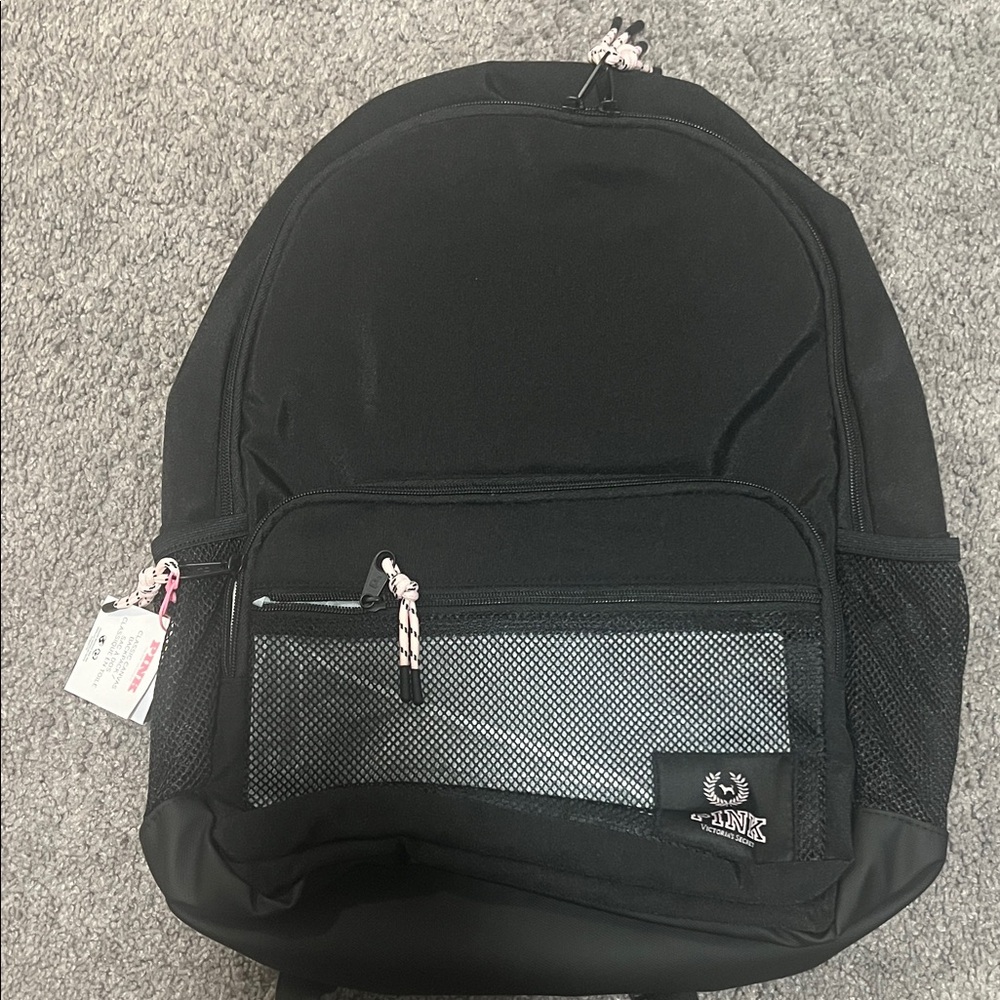 PINK Victoria Secret Black Backpack